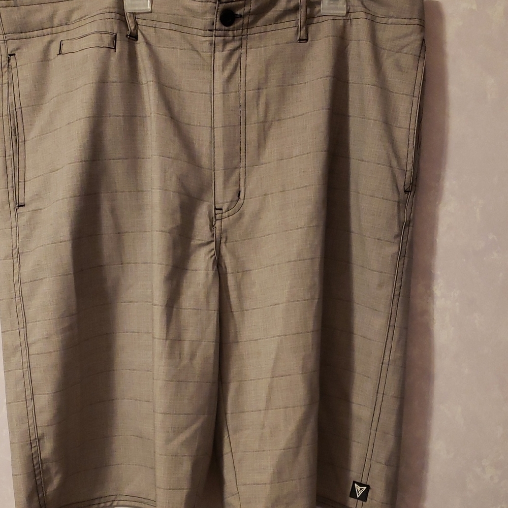 Univibe Gray Flat Front Shorts